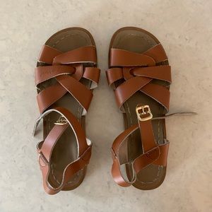 Salt Water Sandals by Hoy Shoes - 8W - Tan